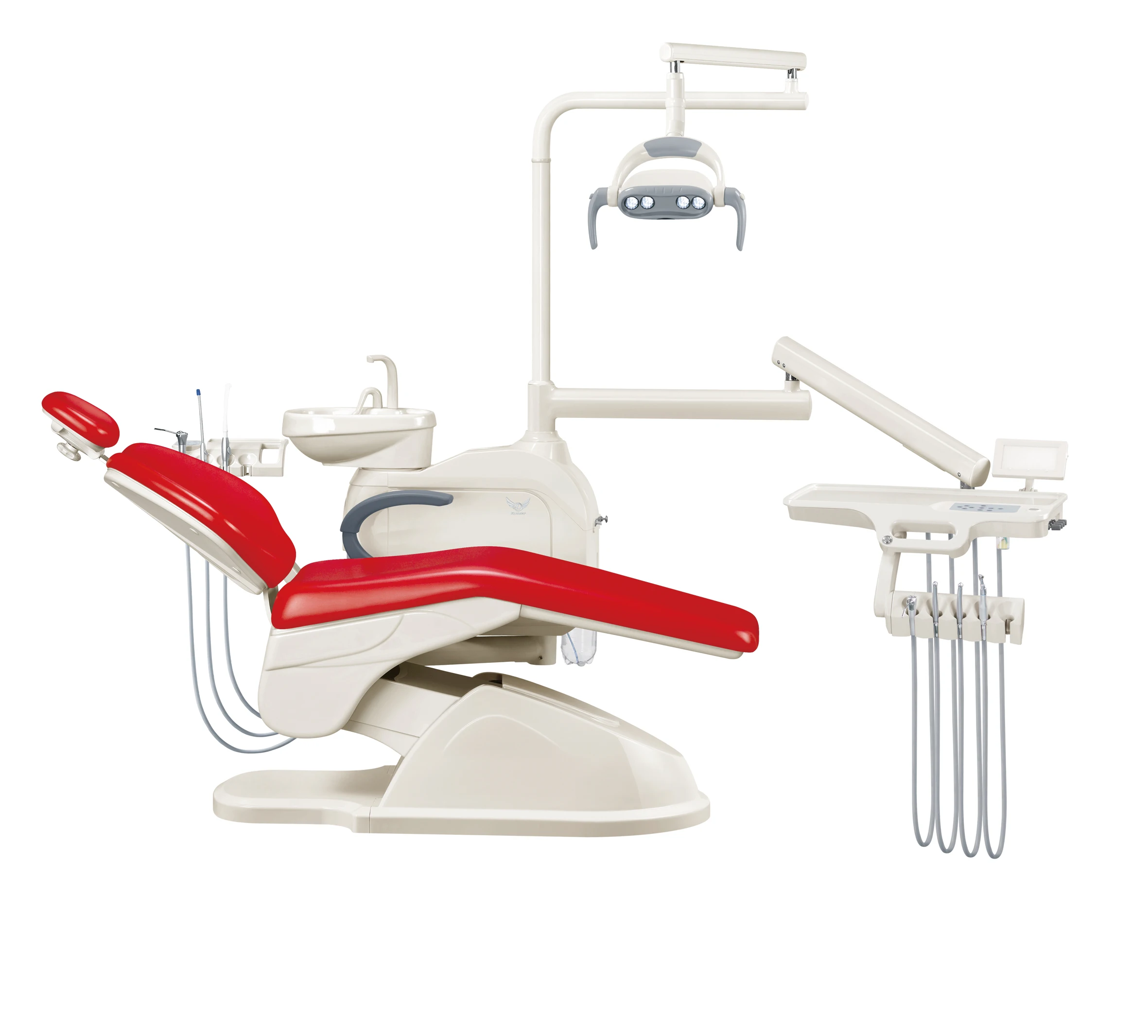 China Dental chair Anya Medical new design good quality AY-A6000 Dental Unit with two water bottles