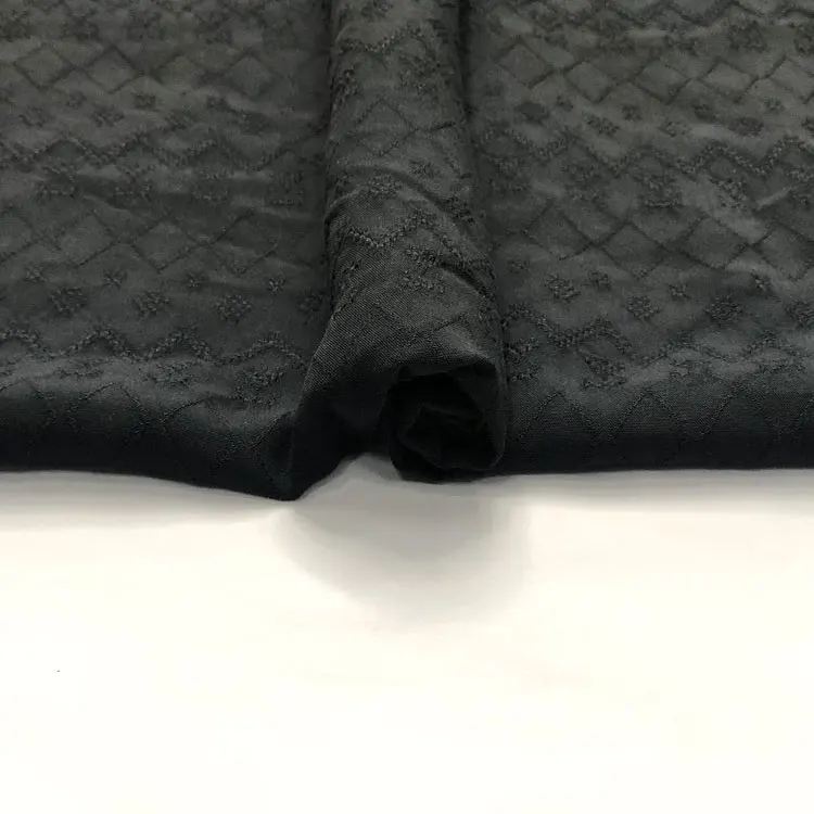 Harvest high quality new jacquard rayon textured solid dyed fabric for blouses and dress