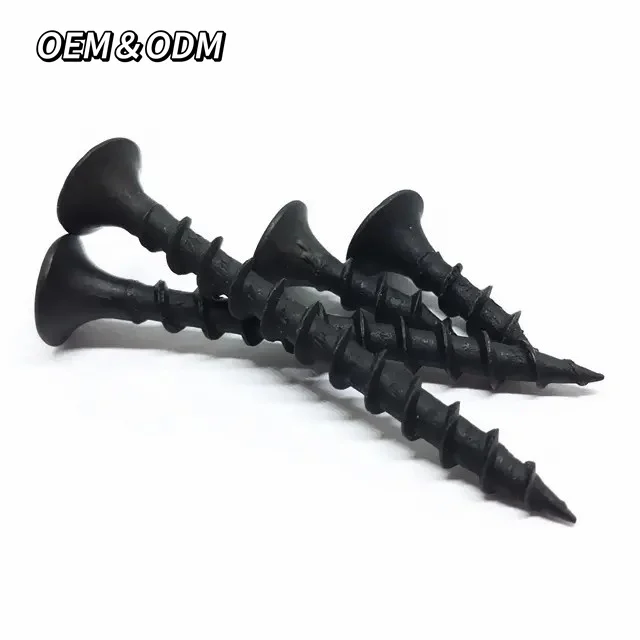 M3.5 25Mm Best Hardware Product Black Phosphated Tornillos Drywall Screw