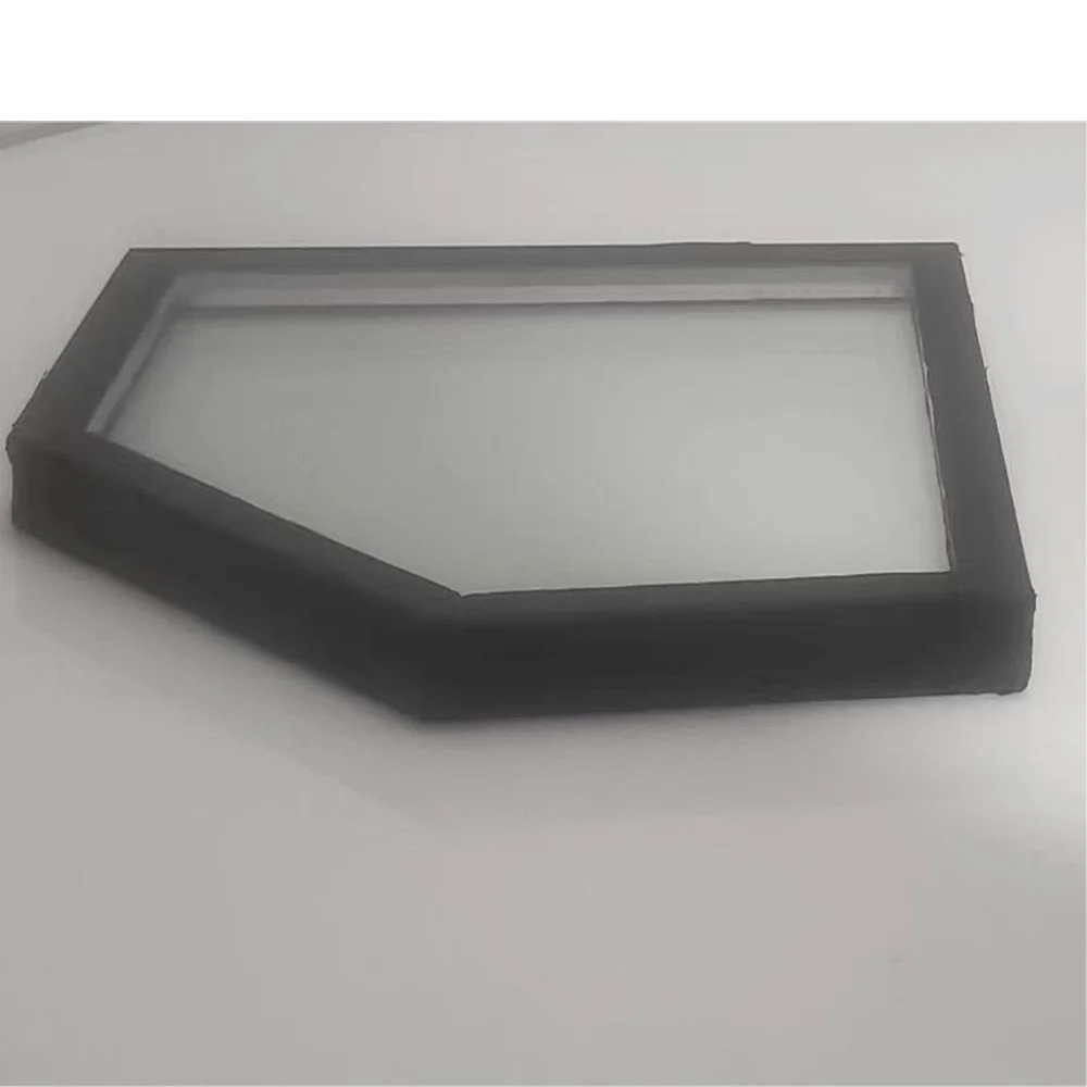 High Quality Frameless Insulated Glass Partitions Aluminum Tempered Glass Aluminium Window 6.5 Inch