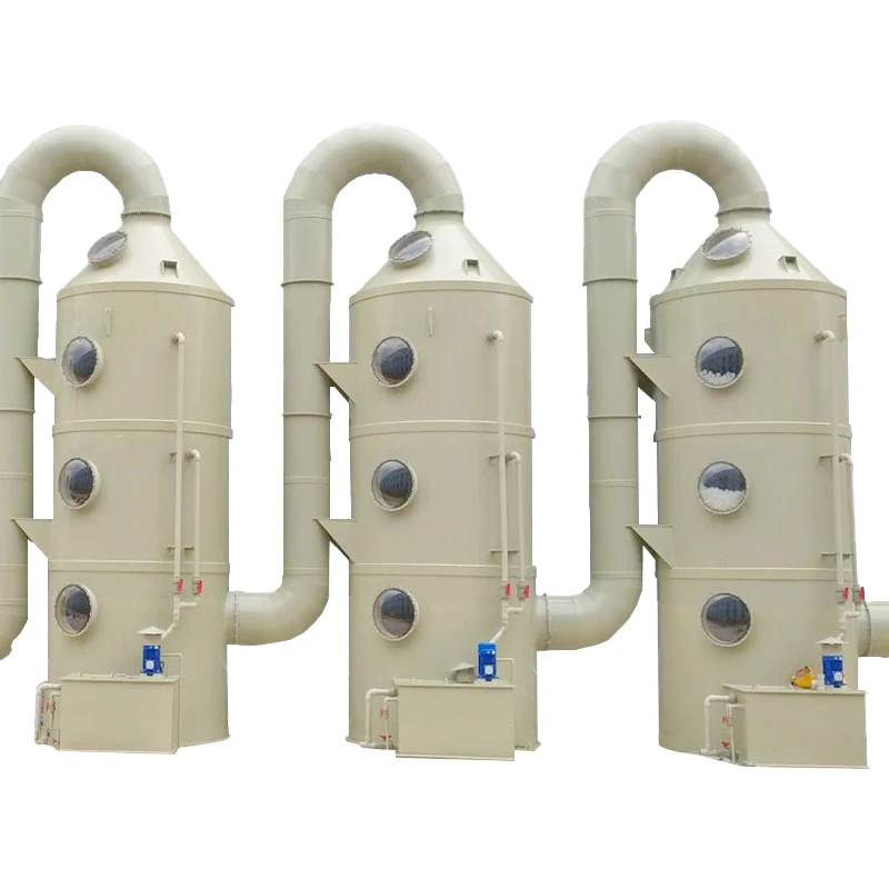 
 Заводская поставка FRP PP распылительная башня Защита окружающей среды скруббер поглощающая башня для продажи  