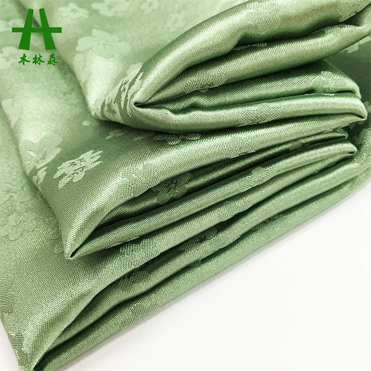 Mulinsen Textile Plain Dyed Spandex Polyester Jacquard Auto Fabric