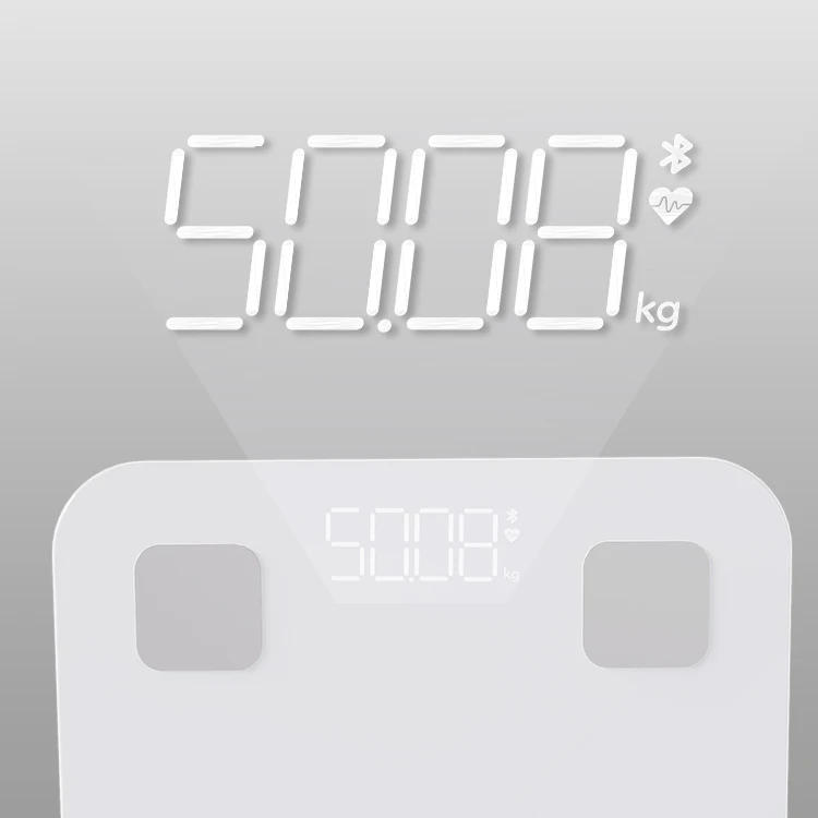 Cost efficiency bathroom scales 4 electrodes body composition analyzer Dry battery powered scales