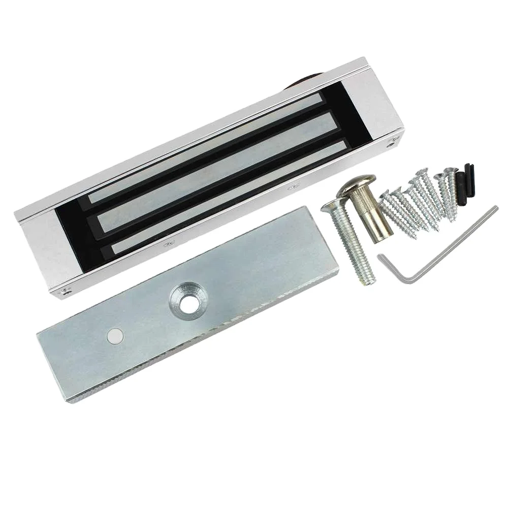 Access control electromagnetic lock 180KG single door waterproof electromagnetic lock DC12V iron door wooden door lock electroma