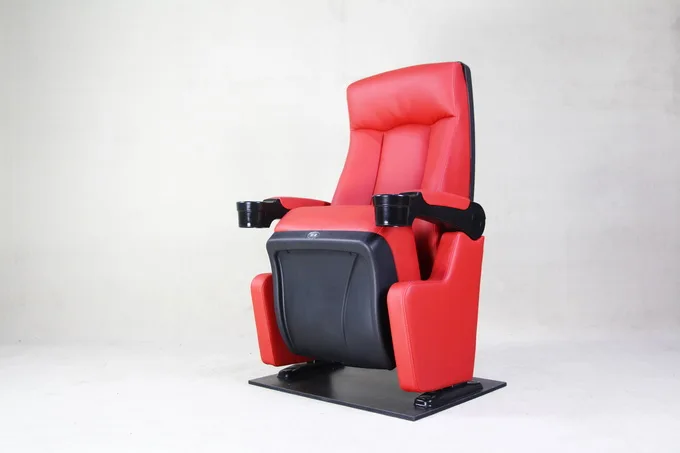 2022 современный дизайн кожаный стул для кинотеатра с подставкой