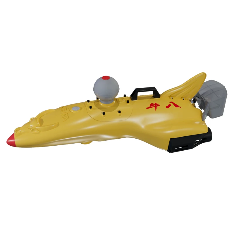 RC fishing surfer with fishfinder GPS