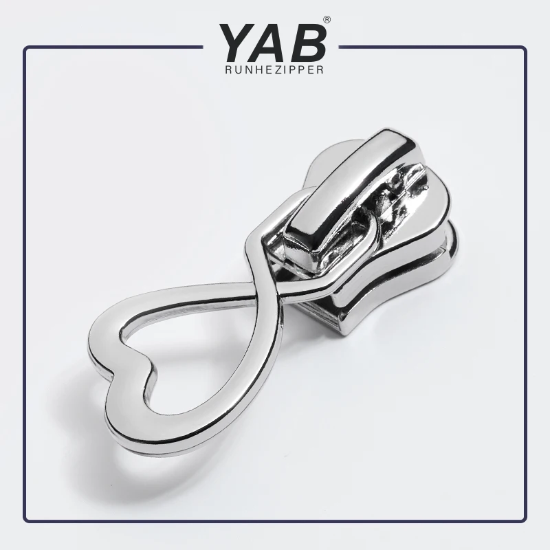 YAB 5# Eastern Europe Market Metal Zipper Slider And Puller For Garment Home Textile And Bags