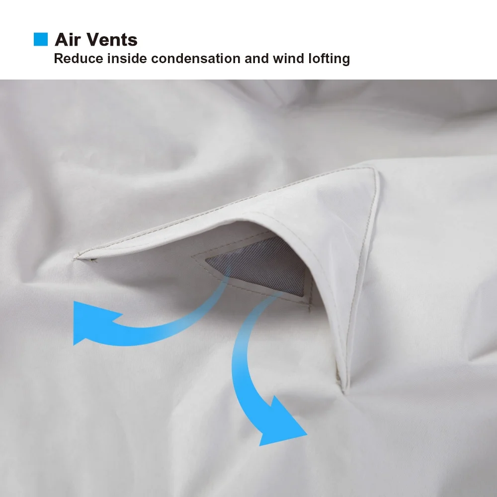 Heavy Duty Patio Bench Loveseat Cover 100% Waterproof Outdoor Sofa Cover Lawn Patio Furniture Covers with Air Vent