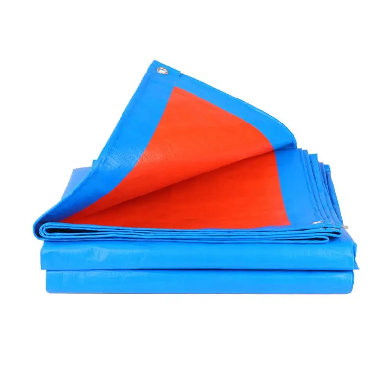 Blue PE Tarpaulin Swimming Pool Cover Textile Canvas Outdoor Waterproof Anti-UV Plastic Sheet HDPE Tarpaulin Polyethylene Lonas