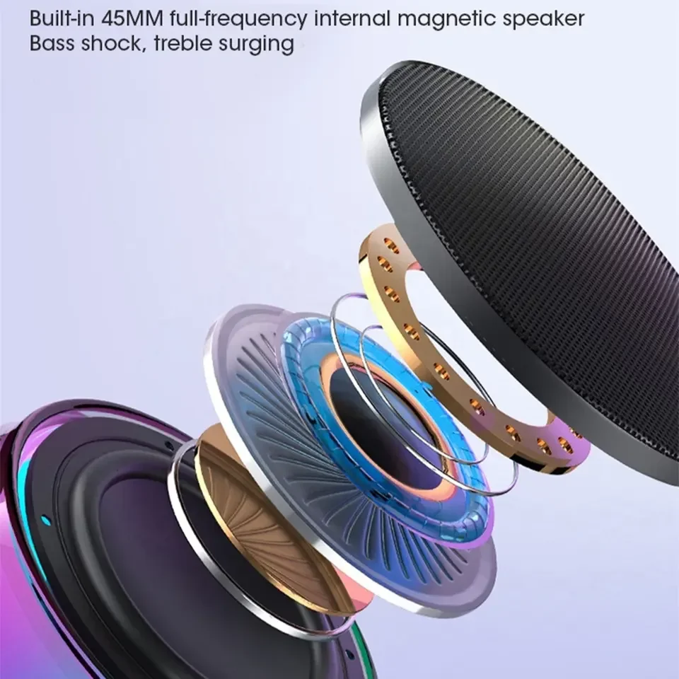 Лидер продаж 2023 мини bluetooth-динамик S300 самый продаваемый динамик Цветной СВЕТОДИОДНЫЙ беспроводной портативный с