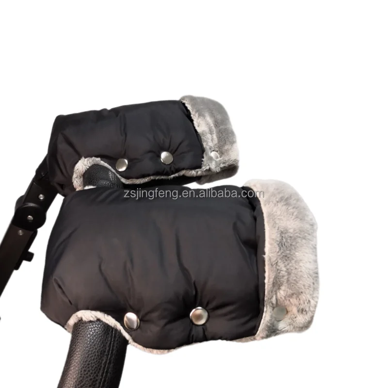 Factory Price Waterproof Soft Winter Antifreeze Stroller Glove Baby Pram Newborn Hand Cover Warmer Glove Baby Stroller Hand Muff