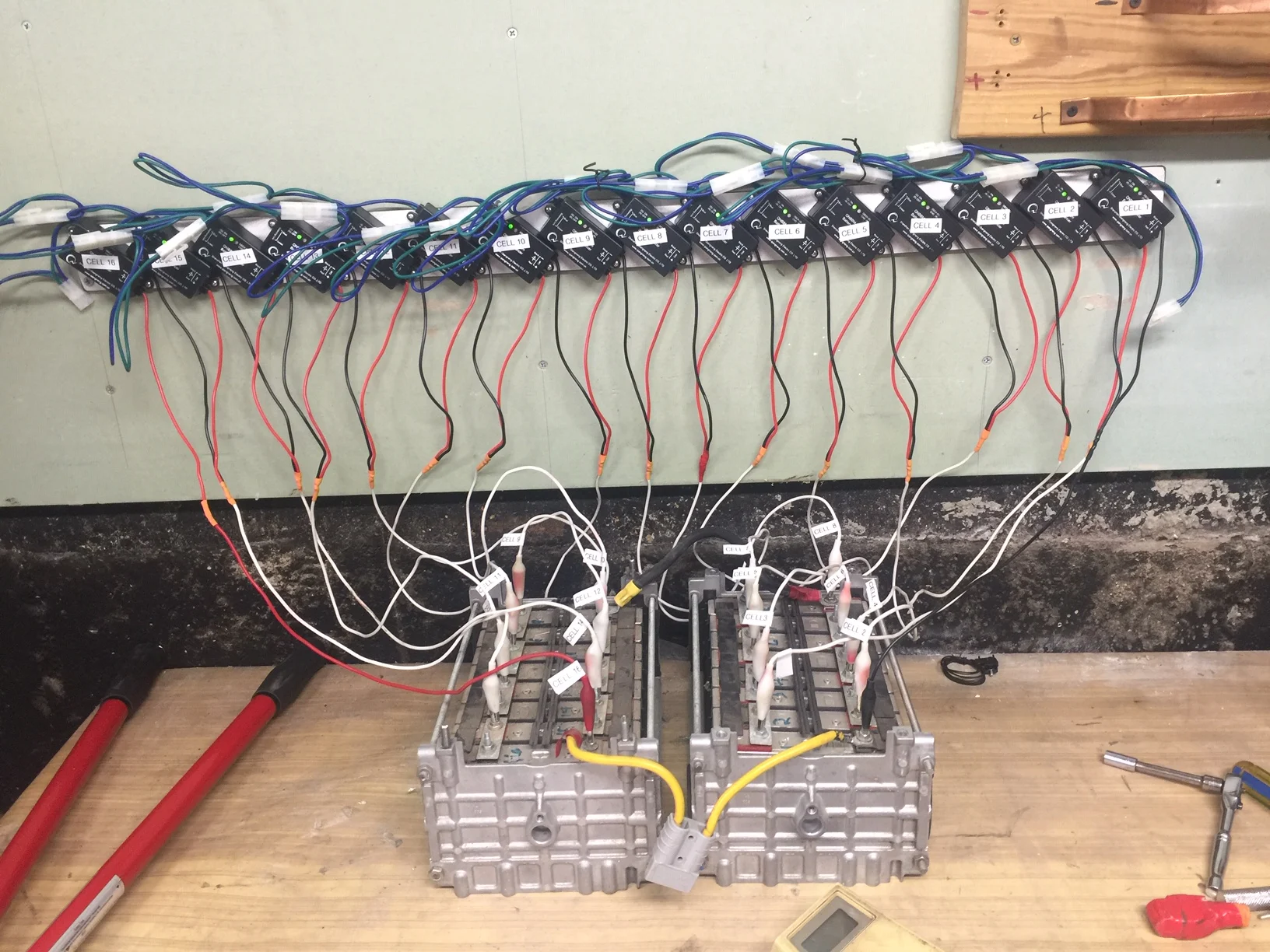 48v lead acid battery balancer fatshark 1S series battery balance lead bms for lead acid battery