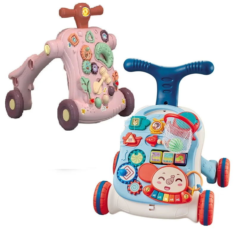 Wholesale Toddler Trolley Infant Fitness Multifunctional With Wheel For Learning Music Baby Walkers