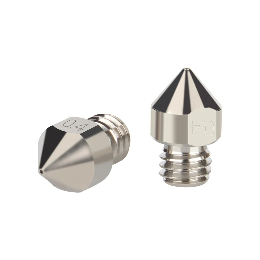 3DSWAY TC4 Titanium Alloy Nozzle High Flow MK8 High Temperature Wear Resistant 1.75mm Extruder For Ender 3 CR10 3D Printer Parts