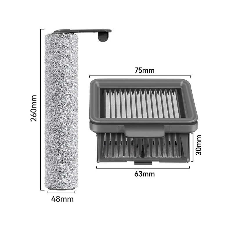Tnfeeon Replacement Part for Floor Machine Compatible For Dreame H12 H12 Floor Machine Vacuum Cleaner HEPA Filter