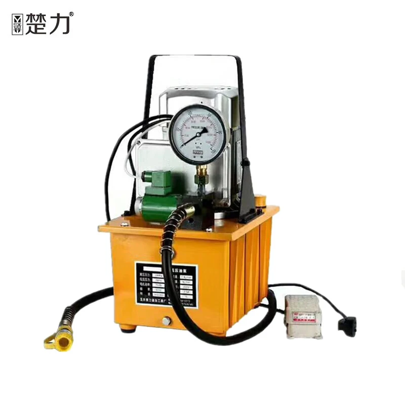 
Ultra-high pressure solenoid valve and manual valve single and double circuit hydraulic electric pump station for sale 