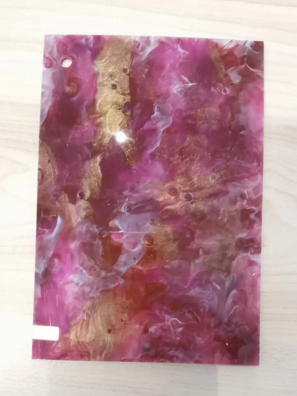 Purple-Red Pattern Colored Home Furniture Material Acrylic Plastic PVC Sheets Panel