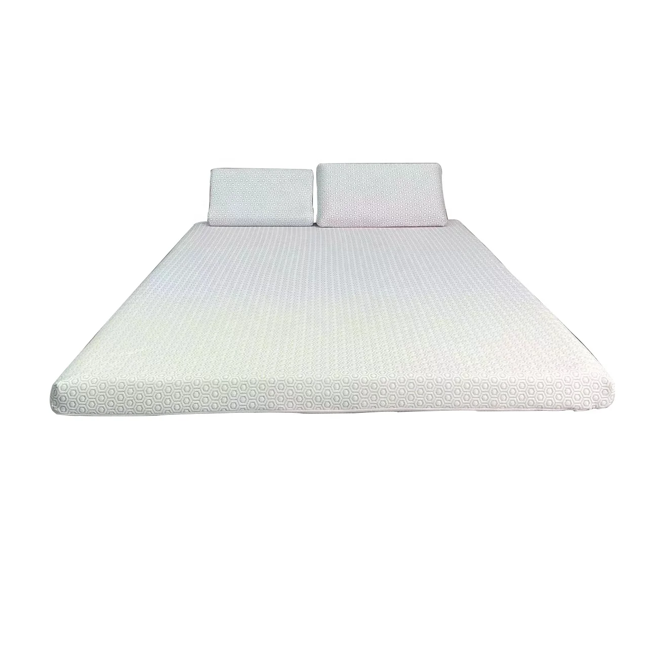 Factory Wholesale Price Hypo-allergenic Ripple Fiber  OEM European Simple Modern Style Topper Mat Pad