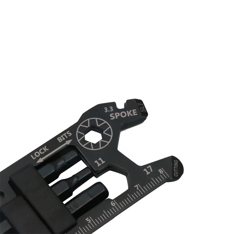 RIDERACE Universal Multifunctional Repair Tool Kit Portable Stainless Steel Activity Wrench Screwdriver Combination Pocket Tools