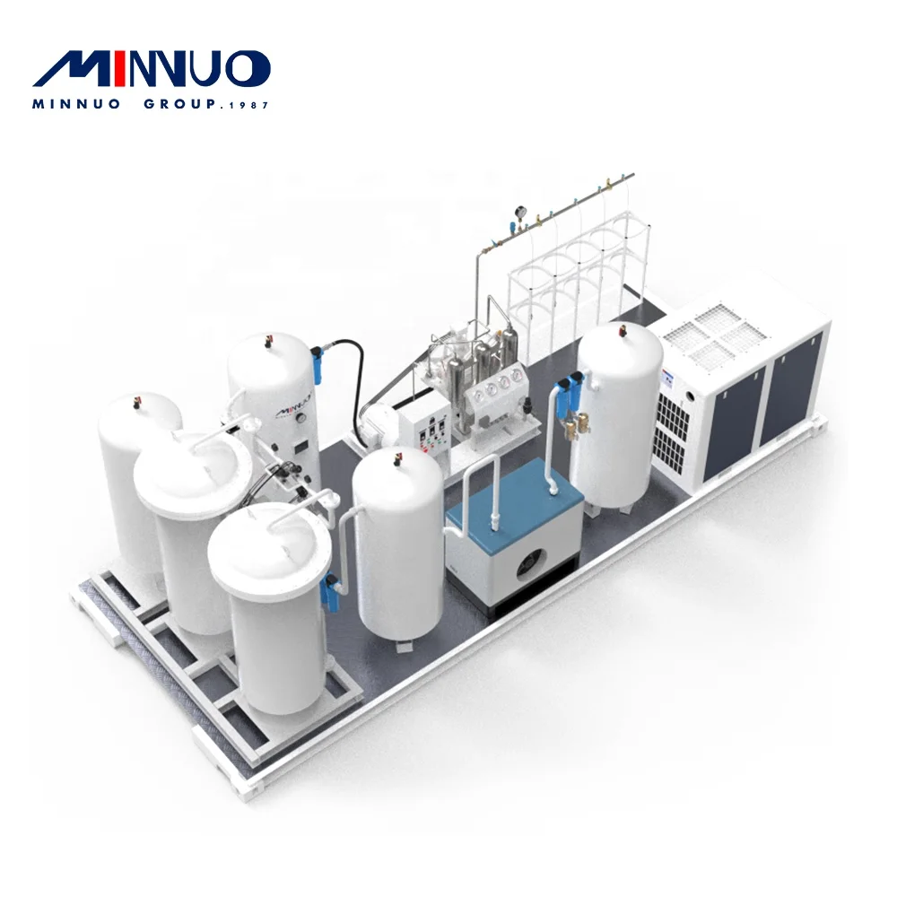 Best china supplier with professional 50m3 oxygen cylinder refilling machine used in hospital