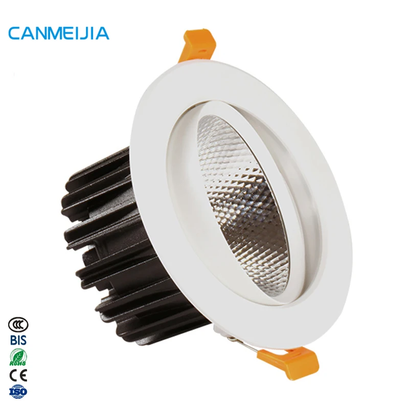 5 Вт 10 15 Luces Focos круглый Диммируемый Точечный светильник светодио дный Cob s НАРУЖНЫЕ фонари алюминиевый корпус