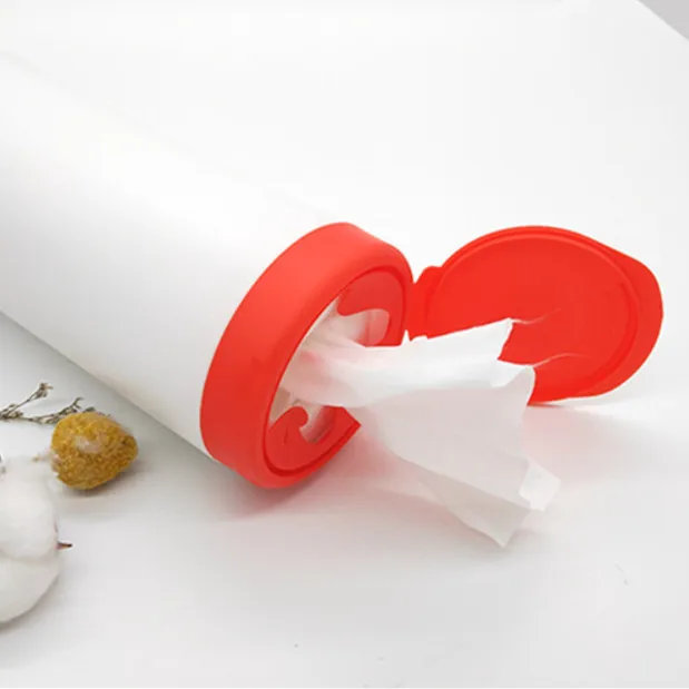 
oem customized pearl nonwoven baby dry wipes rolls in barrel 