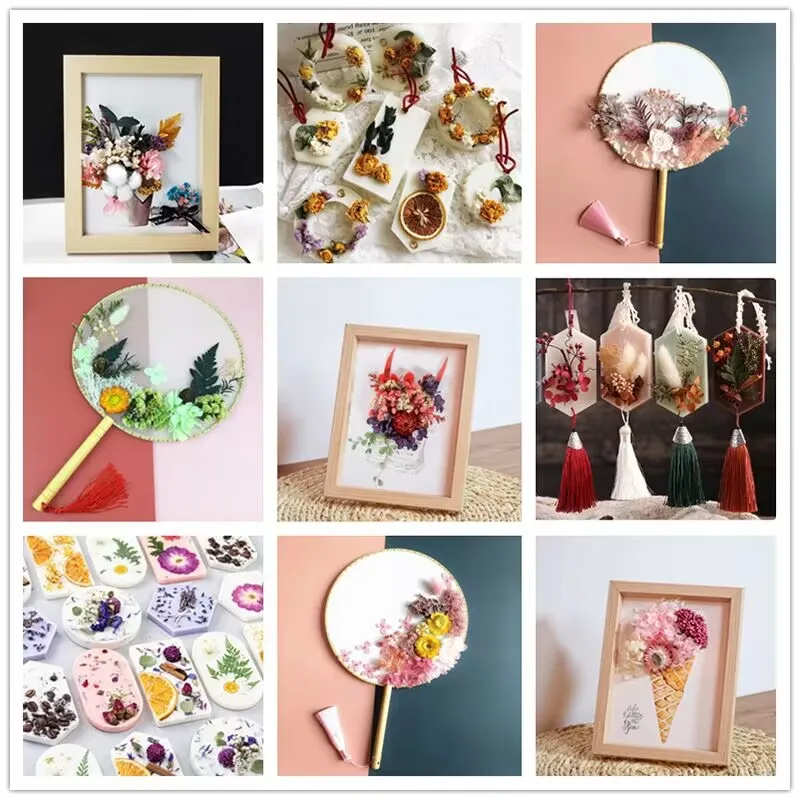 Random DIY Boxed Mixed Dried Flower For Resin Art Nails Decor Mobile Phone Shell Real Flower