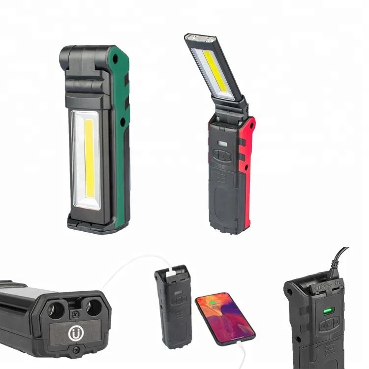 Inspection Lamp for Car ESEN 106 rechargeable 2000mAh COB LED Work inspection Light LED Flashlight