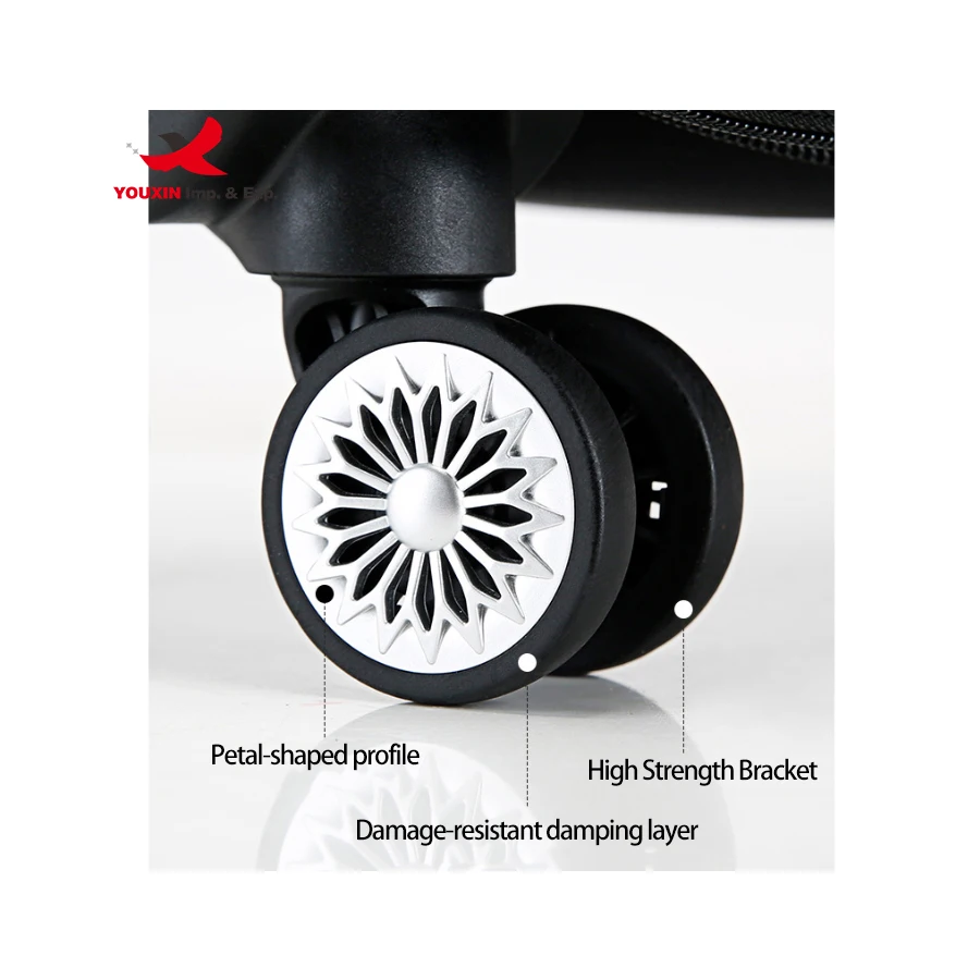 Hot Sell Luggage Expandable Lightweight Durable Suitcase Sets Double Spinner Wheels TSA Lock