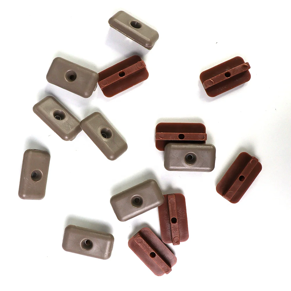 wpc composite plastic decking floor board clips snap connecting hidden fastener pe for flooring accessories