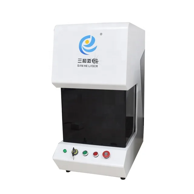 30W 60W Portable mini  fiber laser marking/cutting machine for jewelry gold  silver copper brass aluminum