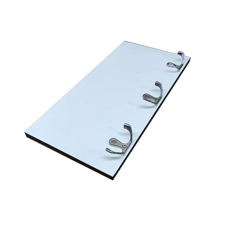 Sublimation Printable wooden hooks MDF blank coat door hanger storage hook for custom DIY heat transfer