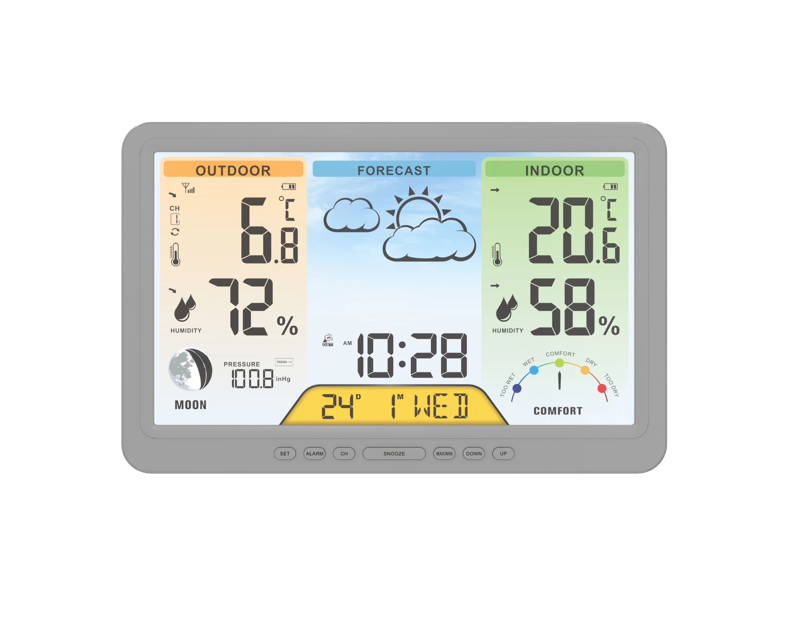 2024 SWELL brand New Design Hygrometer automatic forecast Weather Station