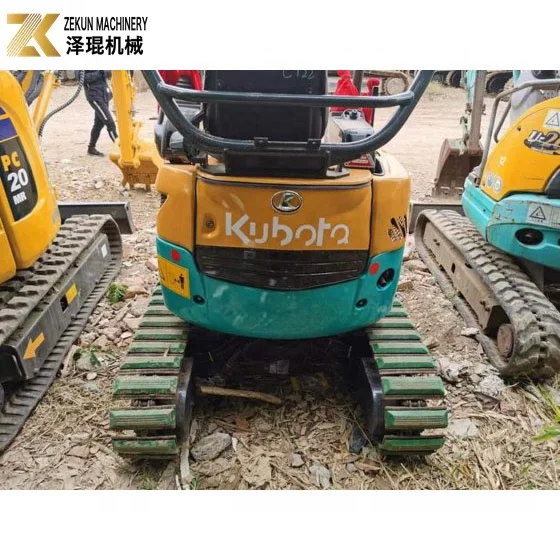 Mini Diesel Digger With Rubber Track Used 1.5 Ton Kubota U15 Excavator U-15