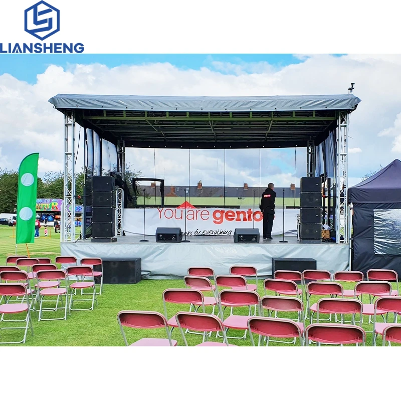 High Quality Movable Aluminum Spigot Screw Truss Stage Light Display For Events