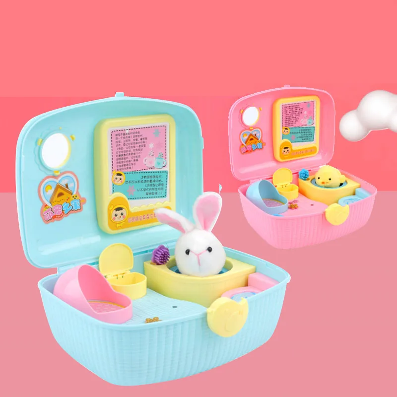 Подарок на день рождения для детей 2-6 лет Милая курица развивающий дом Игрушка имитация питомца игрушка домик