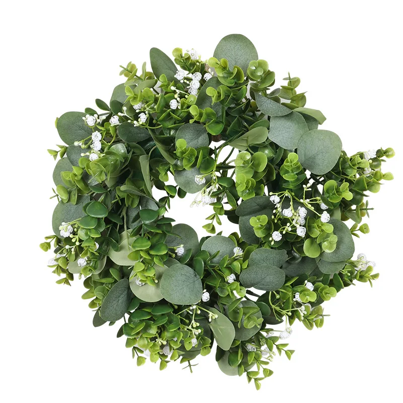 Summer New Design Eucalyptus Garland Wedding Leaf Eucalyptus Decorative Garland Artificial Garland Supplies Wholesale