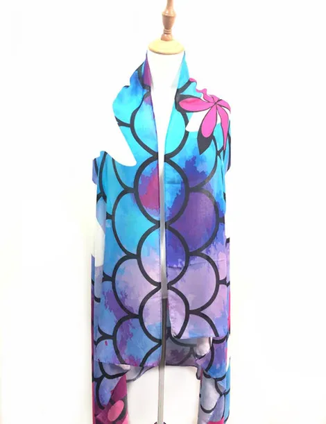 Custom design print USA hawaii style 100% rayon women beach sarong pareo beachwear