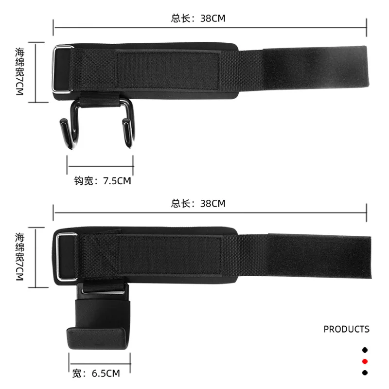 Weight Lifting Hooks and Deadlift Straps - Pull up Grips, Lifting Hooks - Weight Lifting Straps for Men