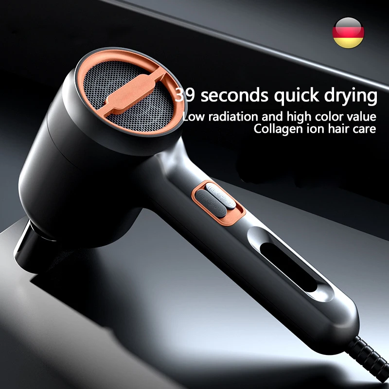 Professional Portable Household Ionic Blow Dryer Hotel Use Rechargeable Wireless Cordless Hair Dryer