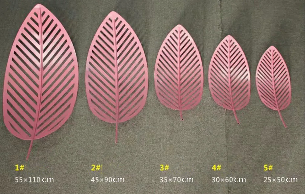 Public Metal Tree Leaf Sculpture for Garden Display