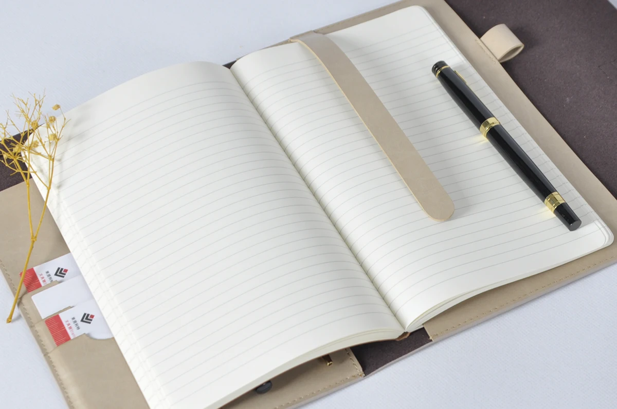 3 folded magnetic closure specialized pu leather dated planners, dately planners organizer planner gift sets