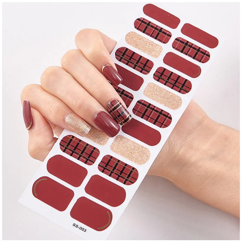 Nail art sticky nail stickers, various pattern nail stickers, suitable for women DIY nail stickers