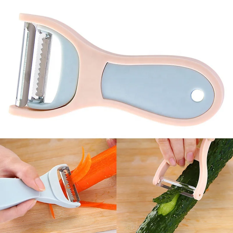 Peeler Multifunctional Fruit Knife 2-in-1 Peeler Kitchen Potato Melon Fruit Stainless Steel Shaving Knife Shaving Knife