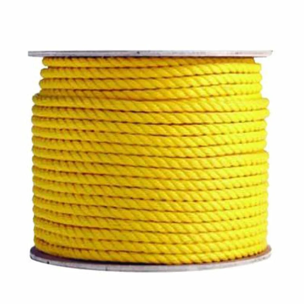 3 strands 16mm 32mm polyethylene fishing rope Polyethylene PP 3/4 Strands twisted rope