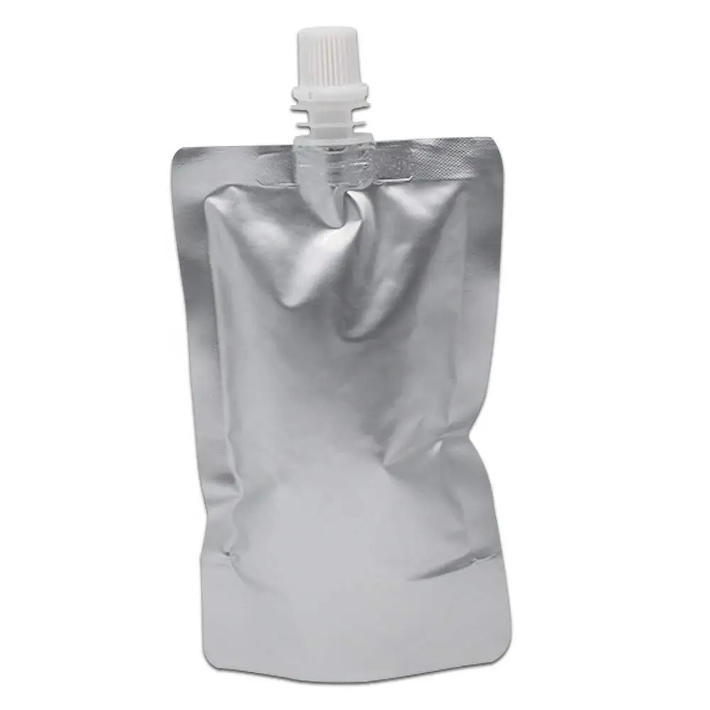 Custom Printed Juice Pouches Food Grade Aluminum Foil Stand Up Spout Pouch Plastic Drink Bag