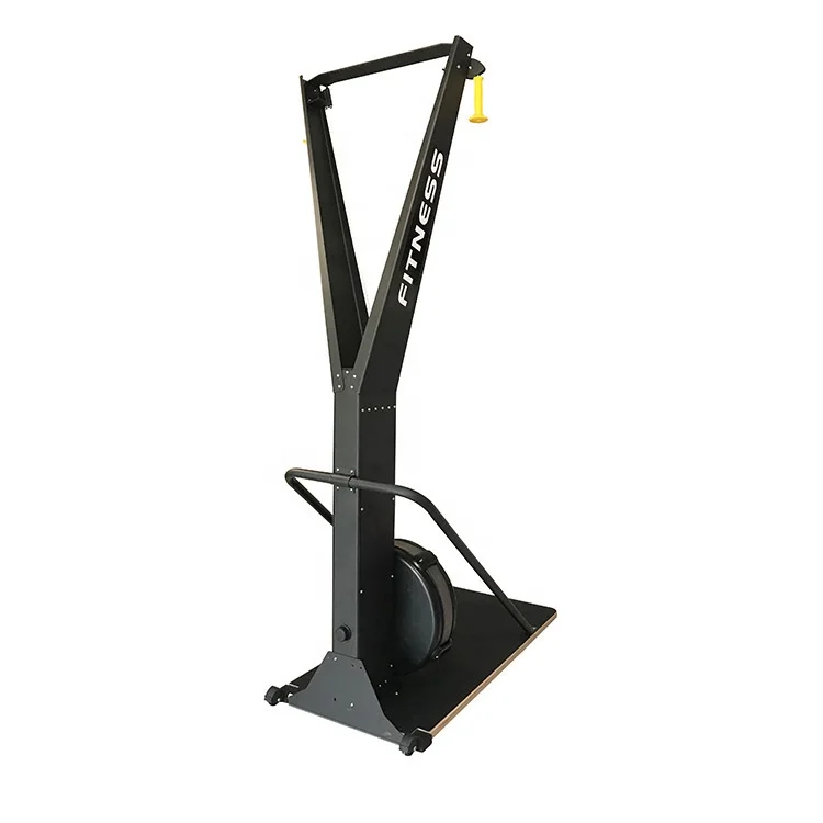 Home Indoor Arcade Logo Workout Fitness Wind Resistance Fan Cardio Simulator Commercial Row Gym Equipment Exercise Ski Machine