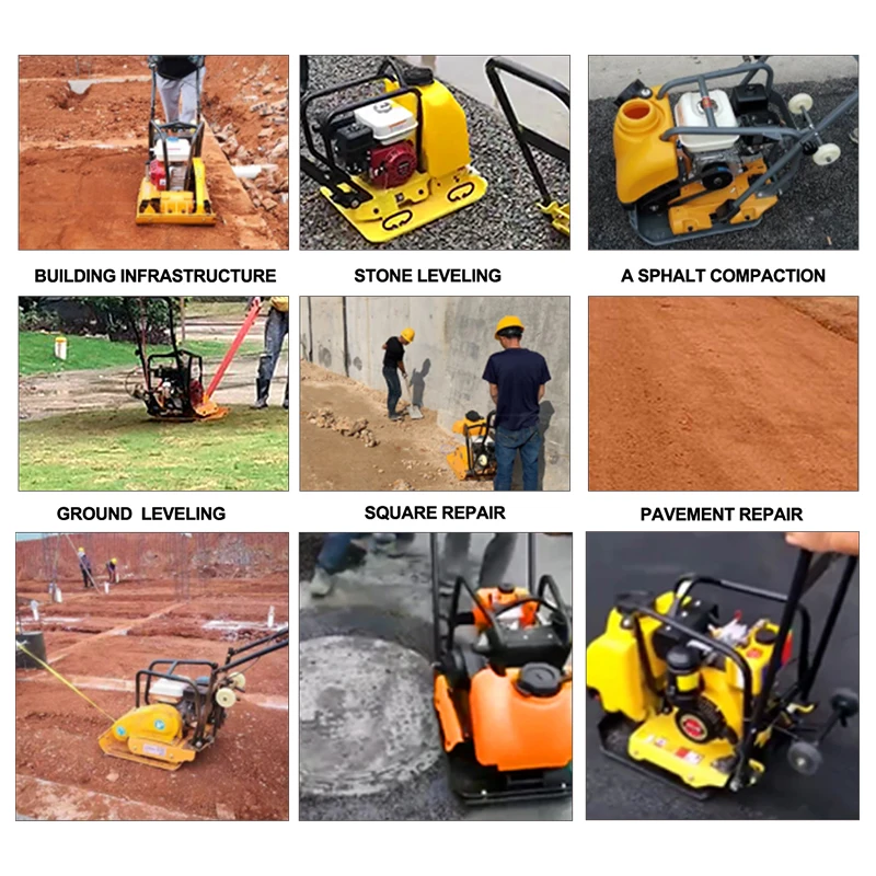 Soil Compaction Equipment Manual Vibrator Engine Plate Compactor Machine China Hot Product Customized Provided Gasoline Engines