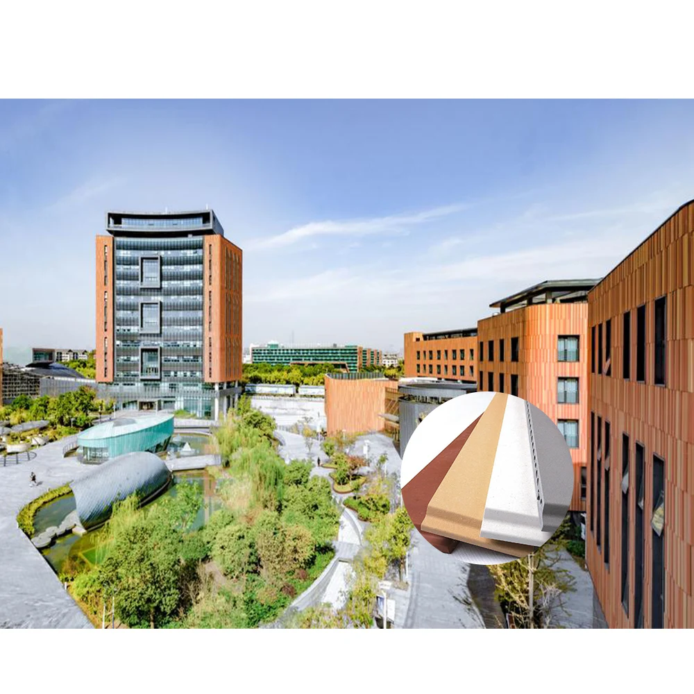PANELTEK China Made Building Construction Materials Terracotta Facade Panel For Office Building Wall Cladding