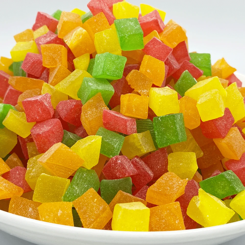 Dried papaya mixed color chunk,slim,round ,slices